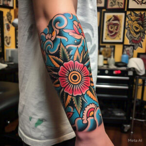 colour or black and white tattoo in Hamilton and Toronto